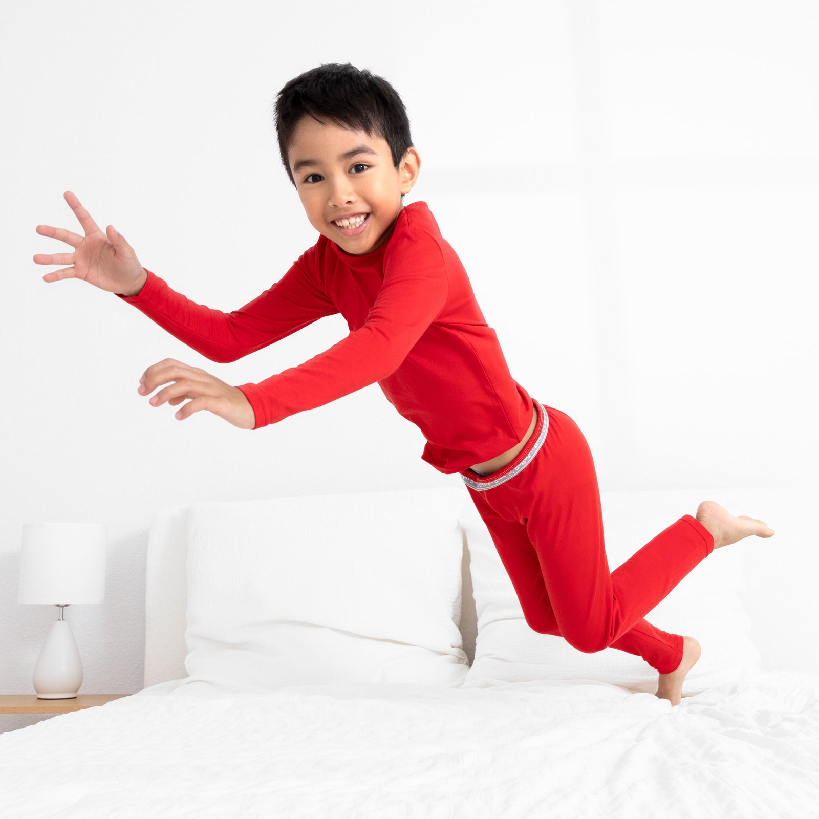 Winterberry Red Kids Bamboo Pajamas