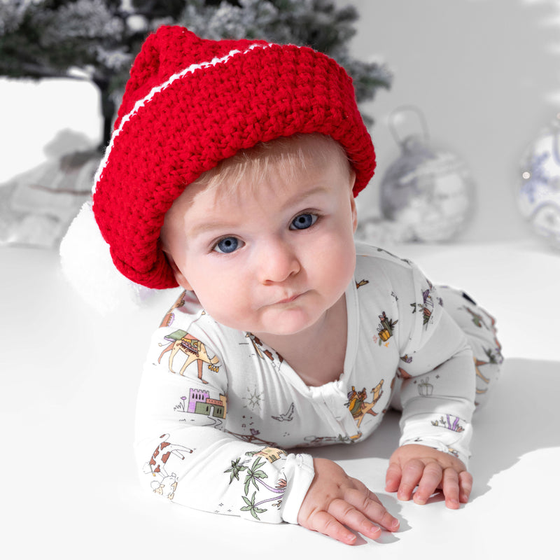 Holy Night Bamboo Convertible Footie