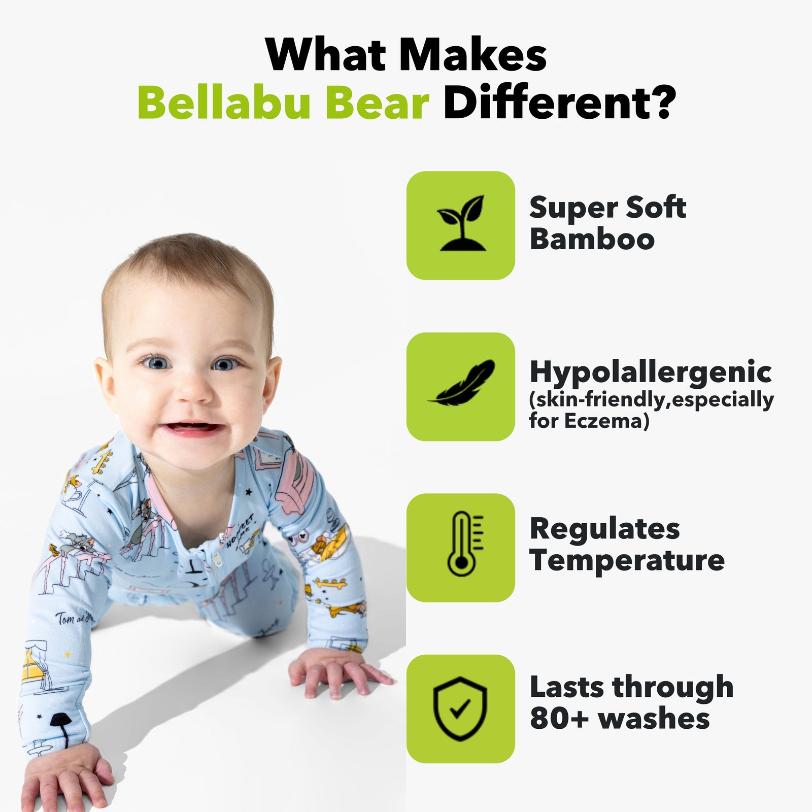 Tom & Jerry: Home Sweet Home Bamboo Convertible Footie