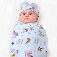 Tom & Jerry: Home Sweet Home Bamboo Swaddle & Beanie Set