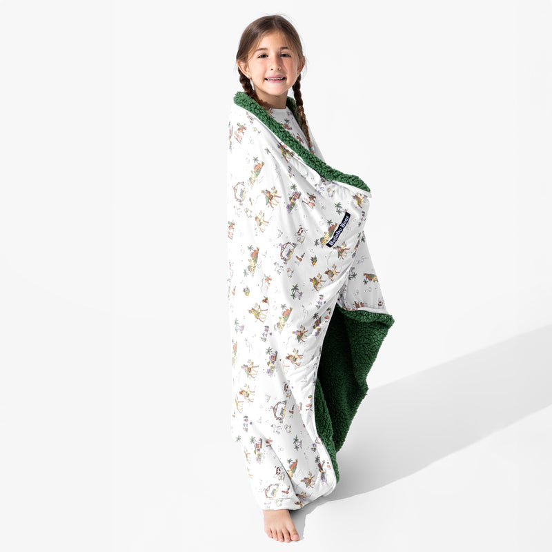 Holy Night Bamboo Sherpa Blanket