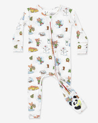 If You Give A Mouse A Cookie Christmas Bamboo Convertible Footie