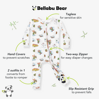 If You Give A Mouse A Cookie Christmas Bamboo Convertible Footie