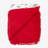 If You Give A Mouse A Cookie Christmas Bamboo Sherpa Blanket
