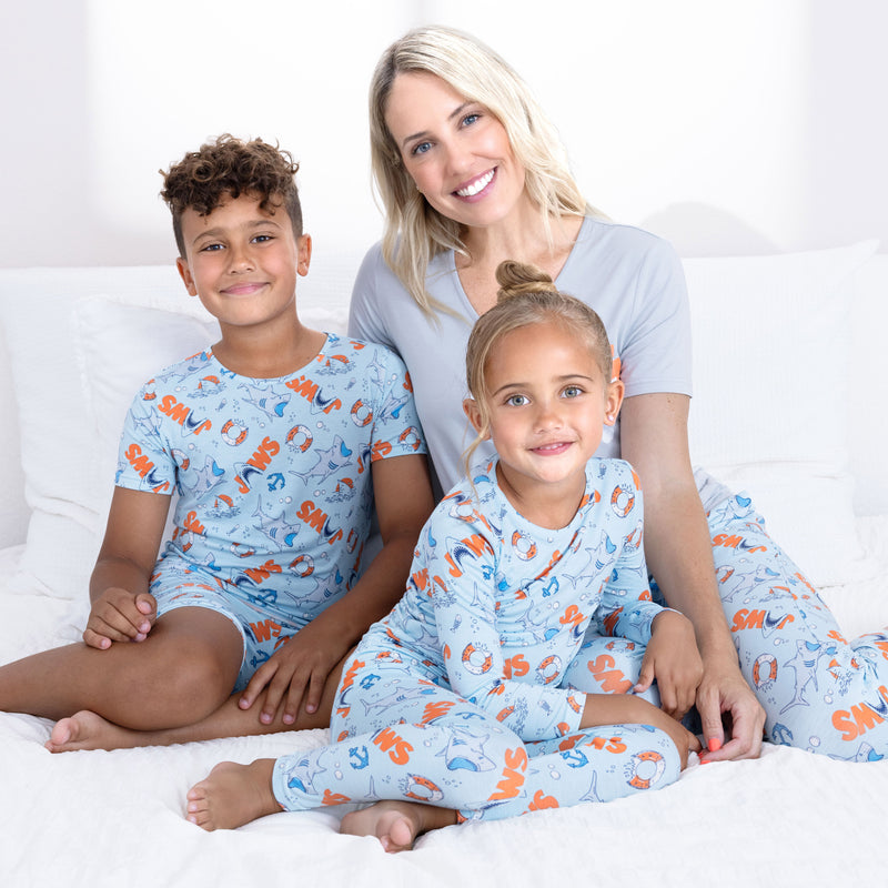 JAWS Bamboo Kids Pajama Short Set
