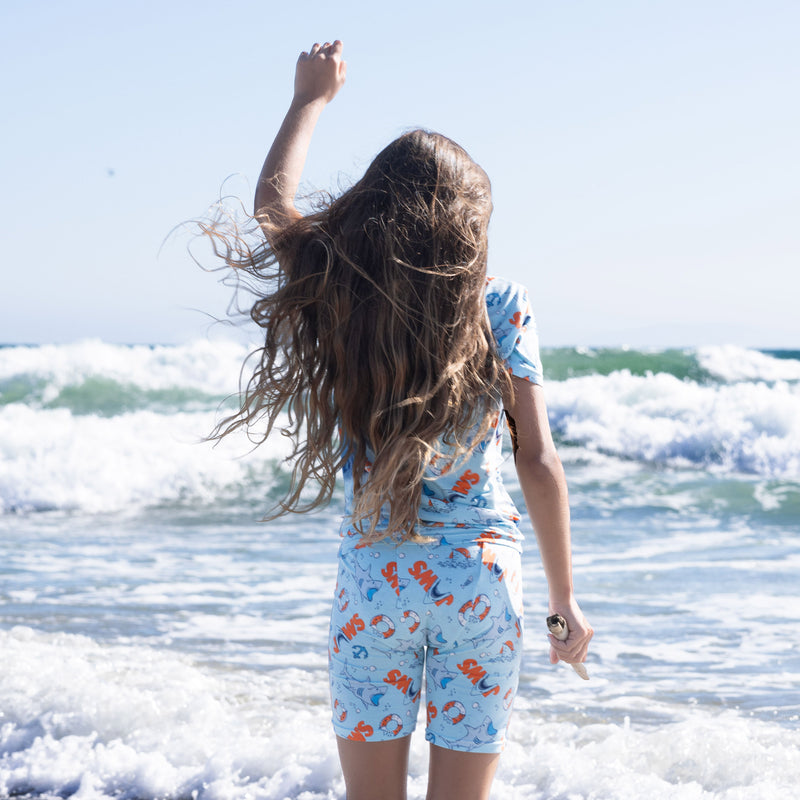 JAWS Bamboo Kids Pajama Short Set
