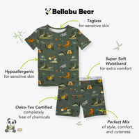 Jurassic Park: Safari Bamboo Kids Pajama Short Set