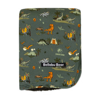 Jurassic Park: Safari Bamboo Sherpa Blanket