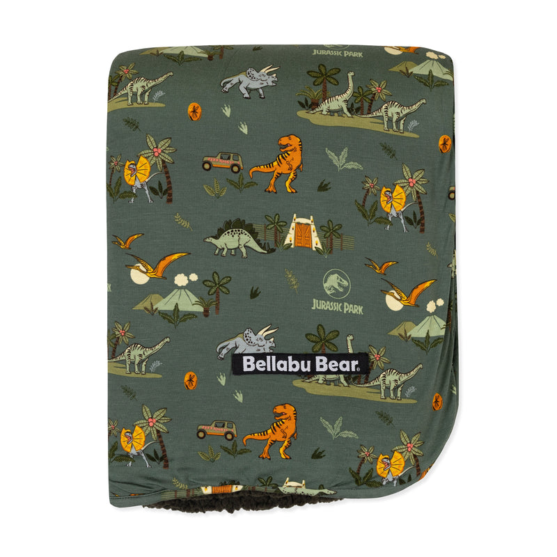 Jurassic Park: Safari Bamboo Sherpa Blanket