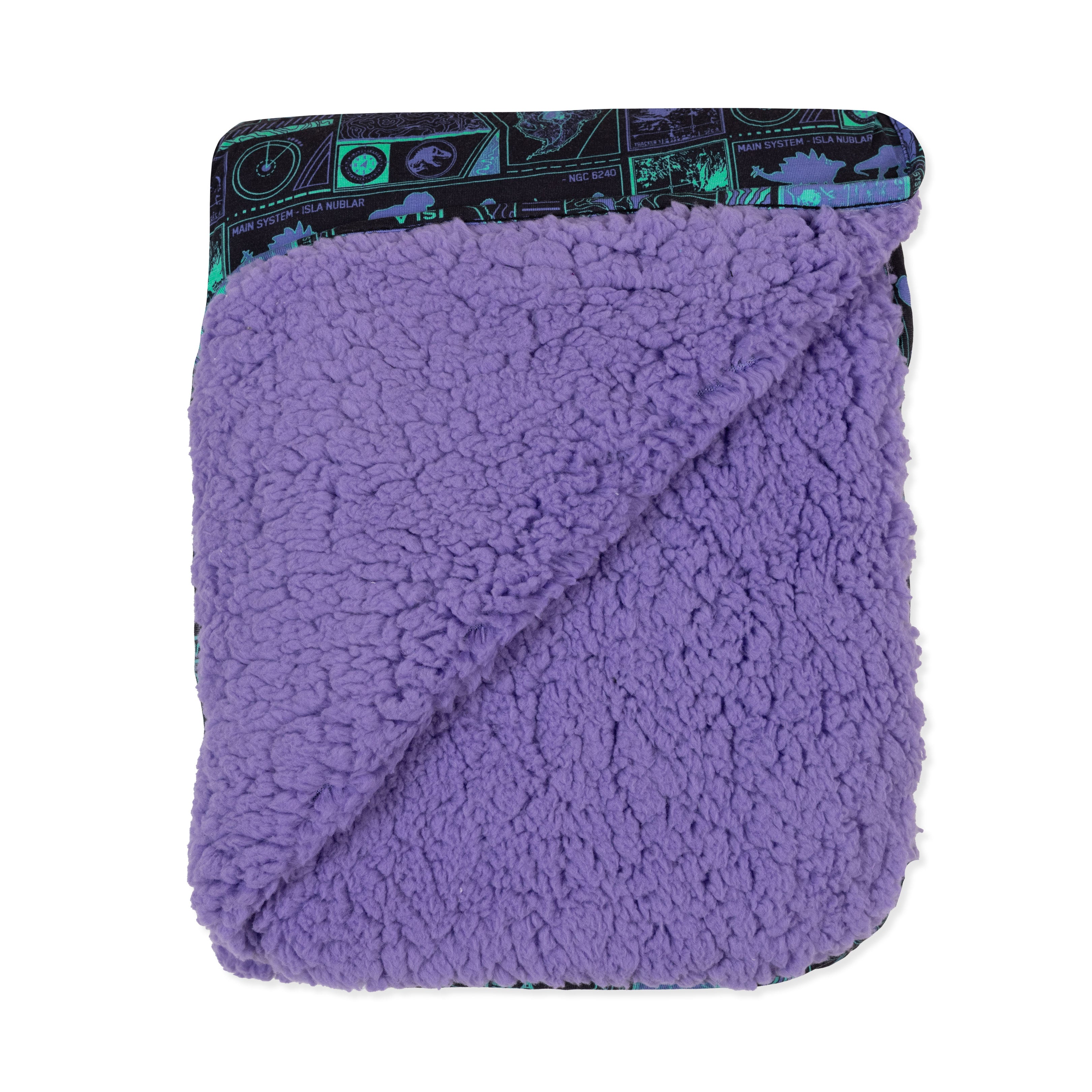 Jurassic Park Tracker Bamboo Sherpa Blanket – Cozy, Soft