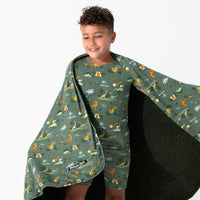 Jurassic Park: Safari Bamboo Sherpa Blanket