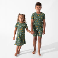 Jurassic Park: Safari Bamboo Kids Pajama Short Set