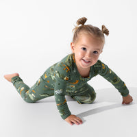 Jurassic Park: Safari Bamboo Convertible Footie