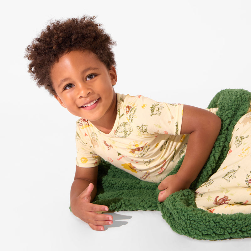 Jurassic Park: Origins Bamboo Sherpa Blanket