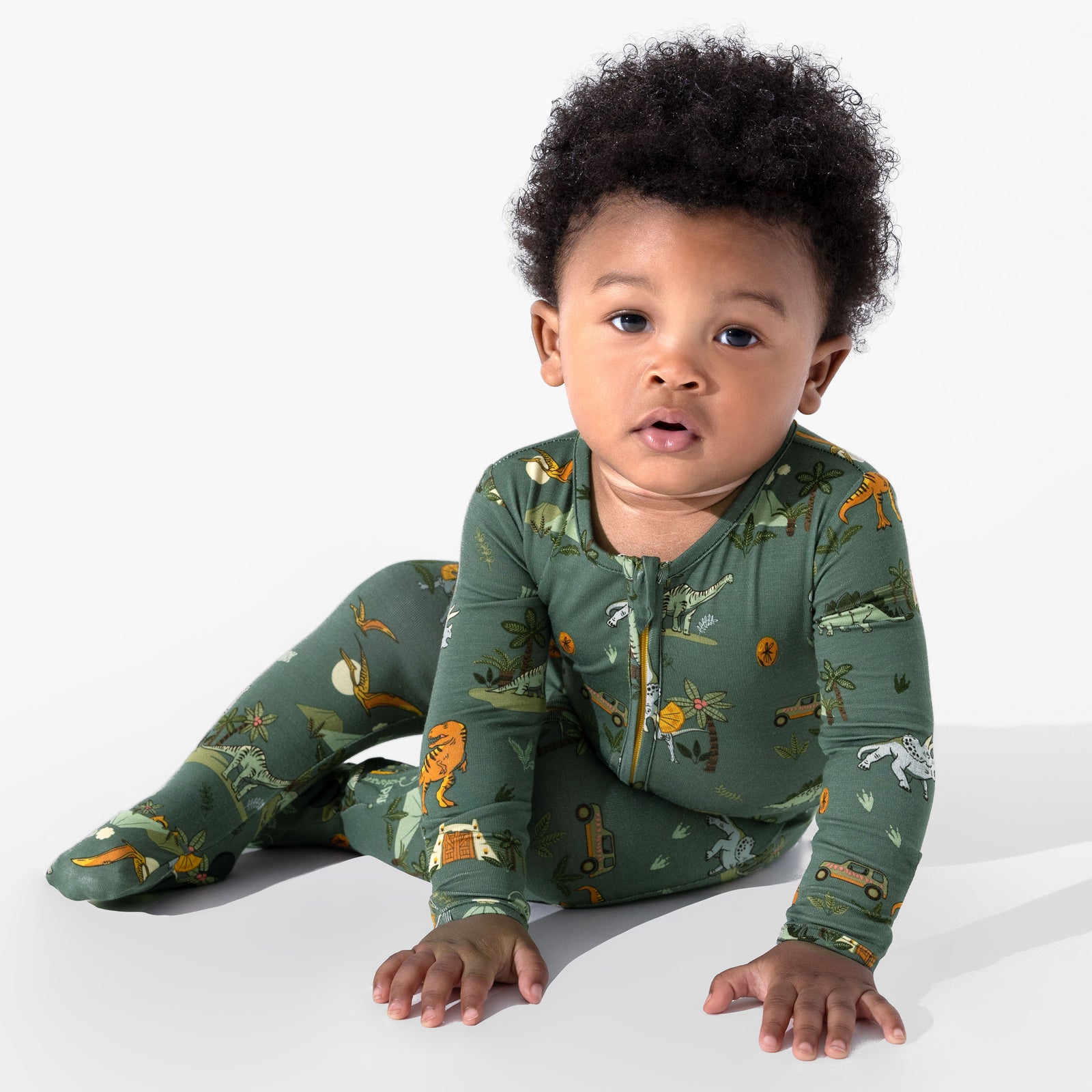 Jurassic Park: Safari Bamboo Convertible Footie