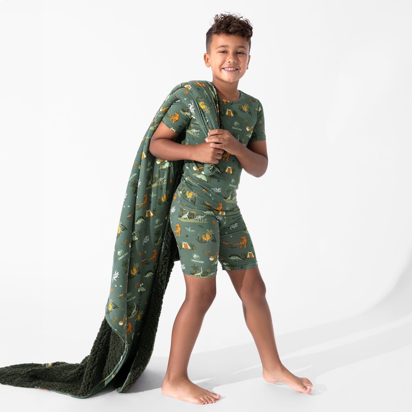 Jurassic Park: Safari Bamboo Sherpa Blanket