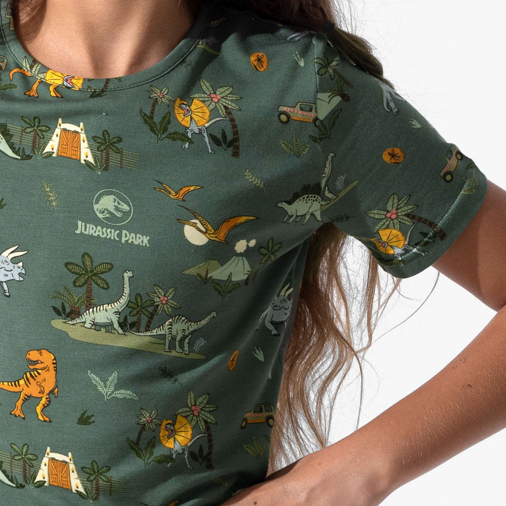 Jurassic Park: Safari Bamboo Kids Pajama Short Set