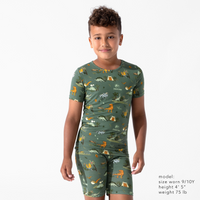 Jurassic Park: Safari Bamboo Kids Pajama Short Set