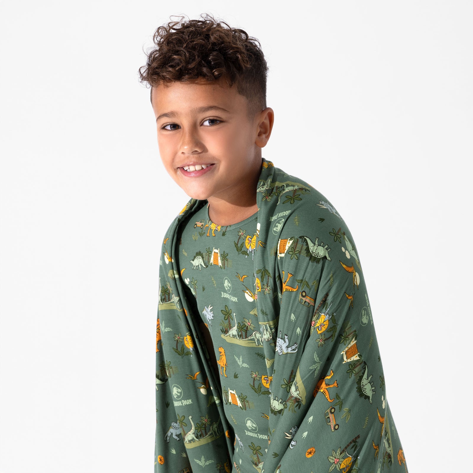 Jurassic Park: Safari Bamboo Sherpa Blanket