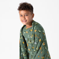 Jurassic Park: Safari Bamboo Sherpa Blanket