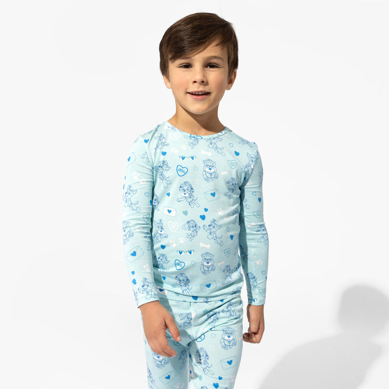 PAW Patrol: Love Paws Blue Bamboo Kids Pajamas