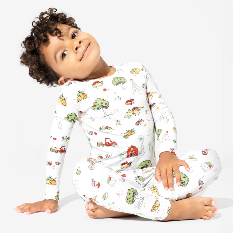 Farm Vibes Bamboo Kids Pajamas