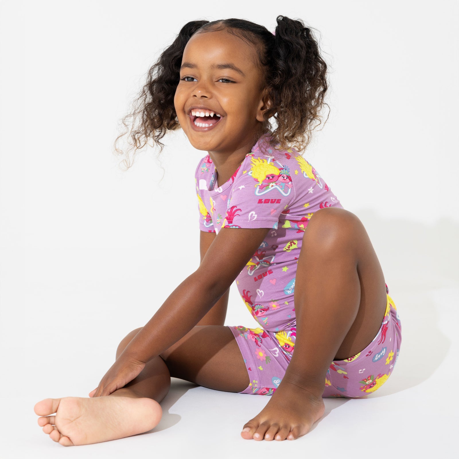 Trolls Harmony Kids Bamboo Pajama Short Set