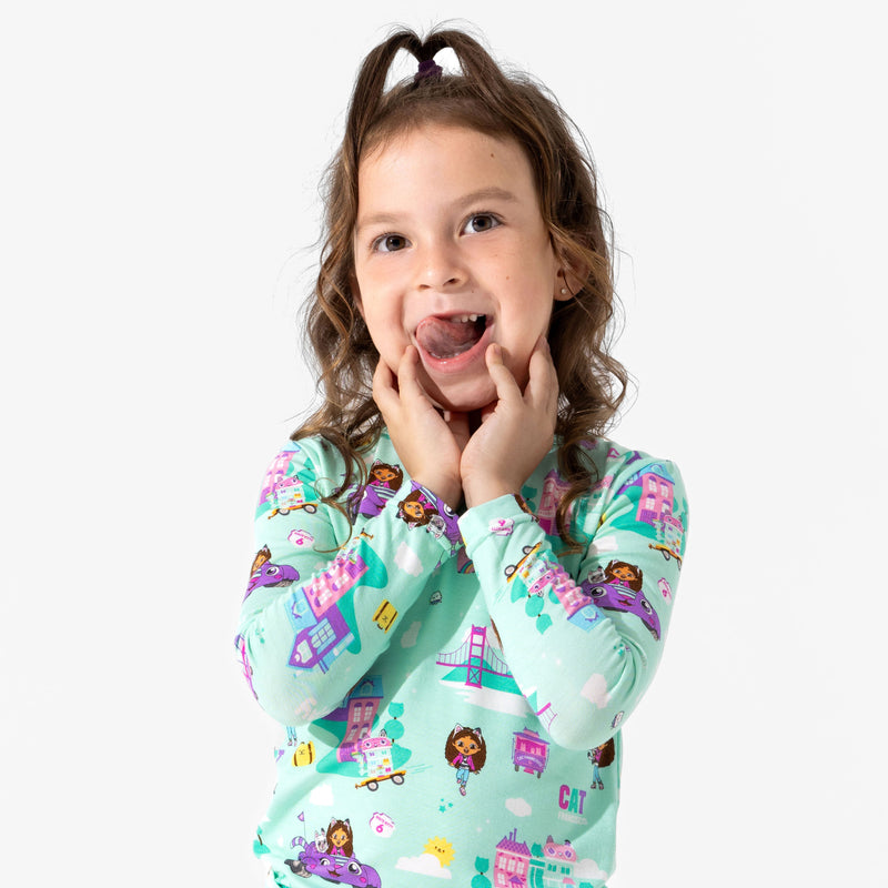 Gabby's Dollhouse: Cat Francisco Bamboo Kids Pajamas