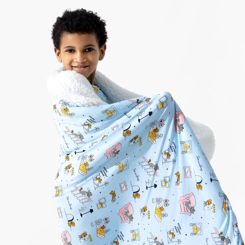 Tom & Jerry: Home Sweet Home Bamboo Sherpa Blanket