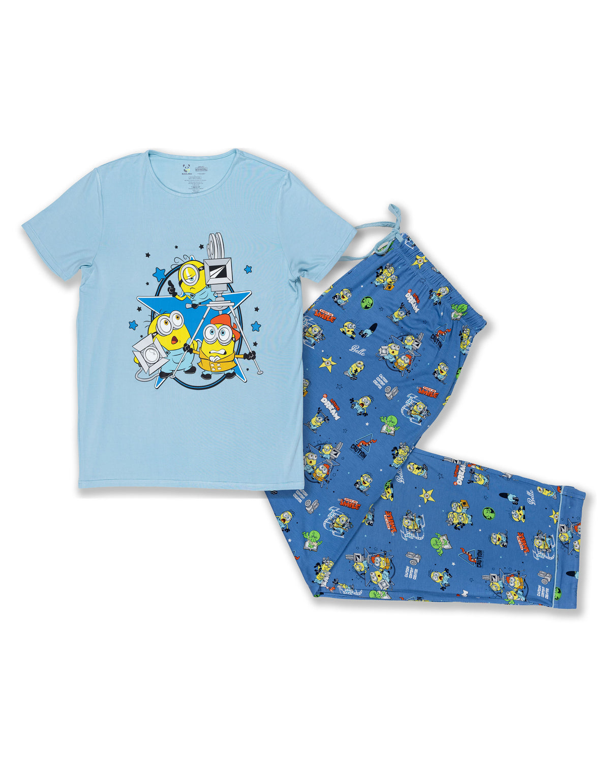 Minions: Lights Camera Action Bamboo Men's Pajama Set