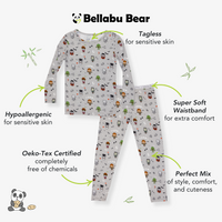 Little Monsters Bamboo Kids Pajamas