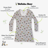 Little Monsters Bamboo Women's Nightgown