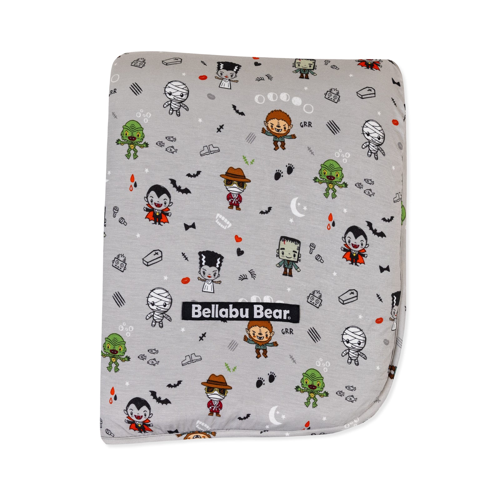 Little Monsters Bamboo Sherpa Blanket