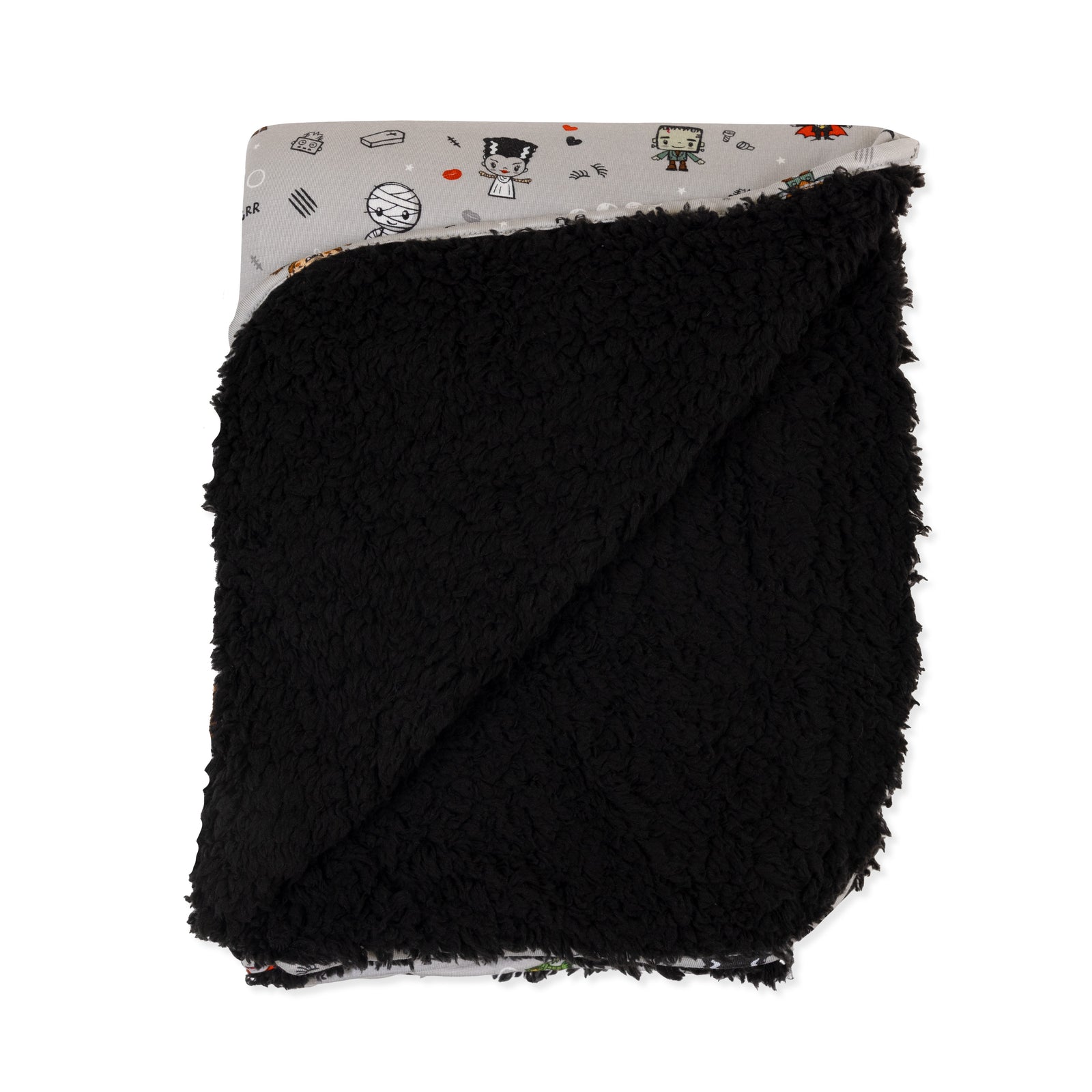 Little Monsters Bamboo Sherpa Blanket