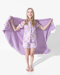 Lola Bunny Bamboo Sherpa Blanket