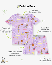 Lola Bunny Bamboo Kids Pajama Short Set