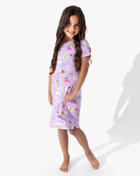 Lola Bunny Bamboo Girls' Short Sleeve Dress