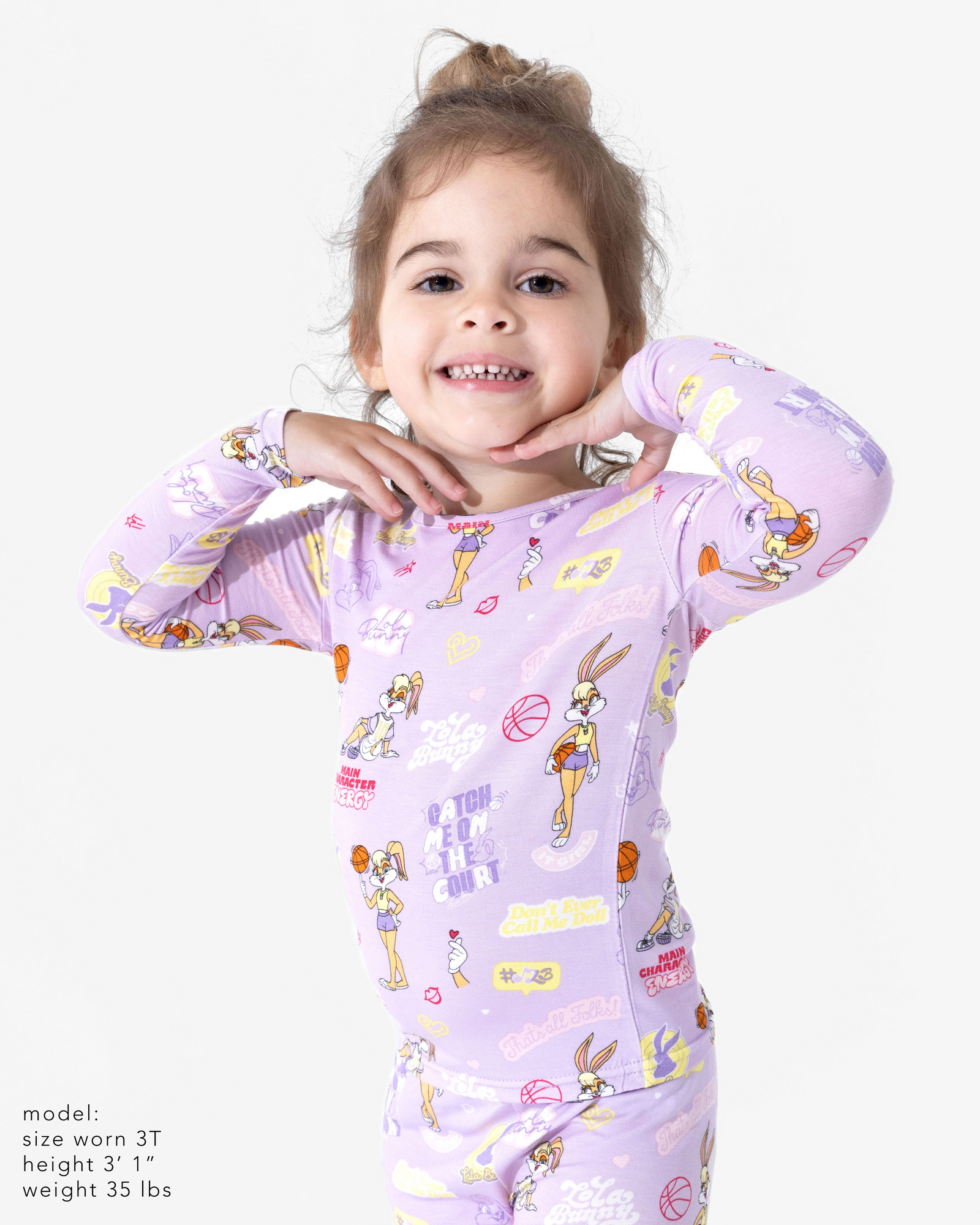 Lola Bunny Bamboo Kids Pajamas