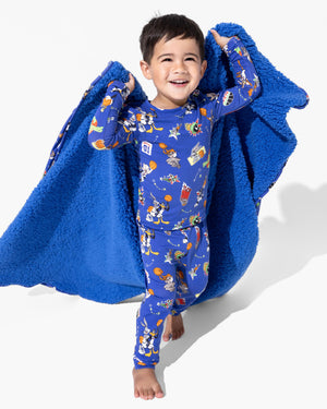 Space Jam Bamboo Sherpa Blanket