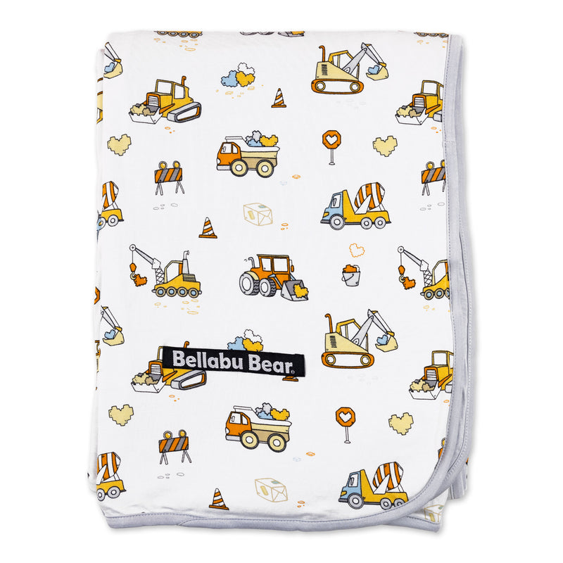 Love Trucks Bamboo Blanket