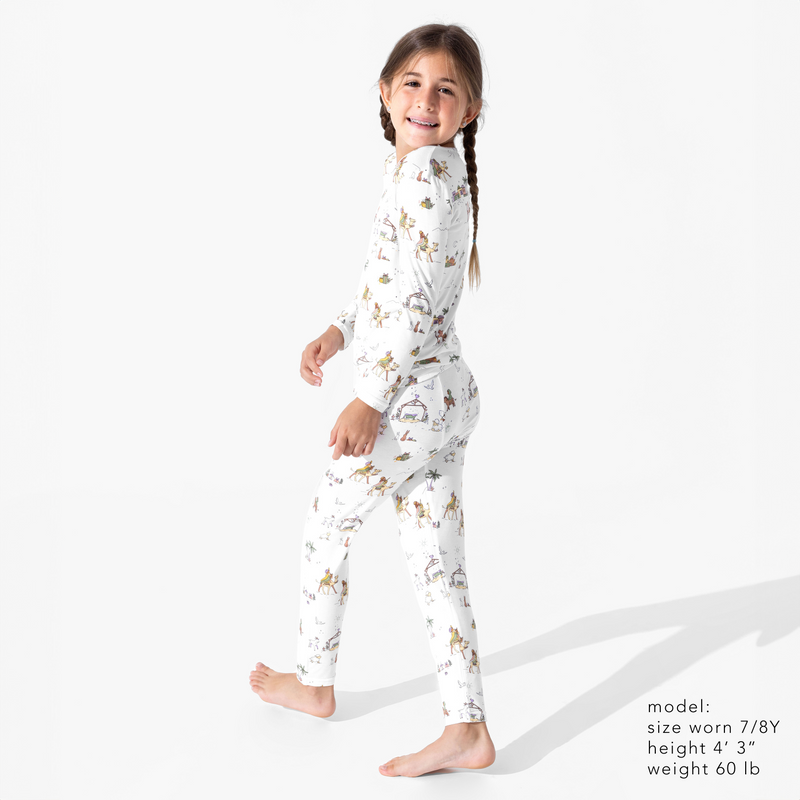 Holy Night Bamboo Kids Pajamas
