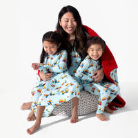 Merry Minions Holiday Bamboo Girls' Long Sleeve Dress