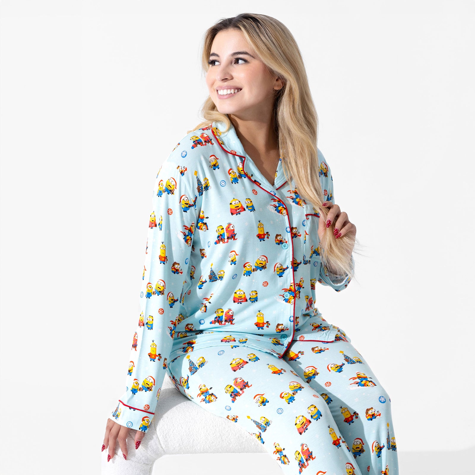 Merry Minions Holiday Bamboo Women's Pajama Set