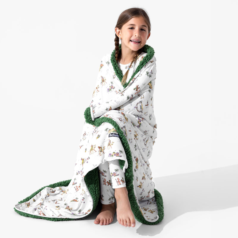 Holy Night Bamboo Sherpa Blanket