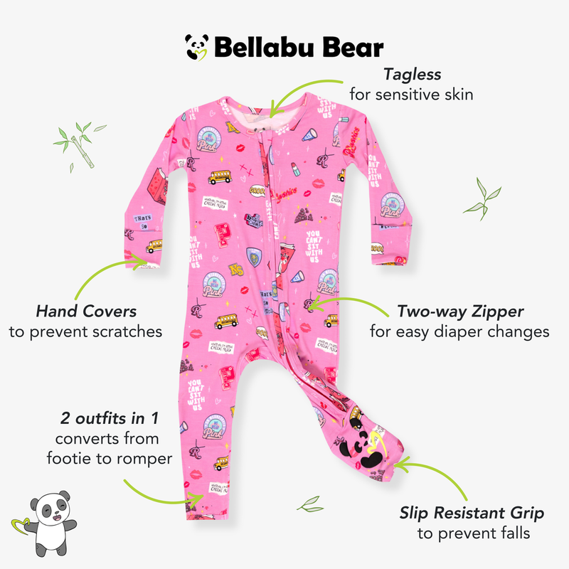 Mean Girls: So Fetch Bamboo Convertible Footie