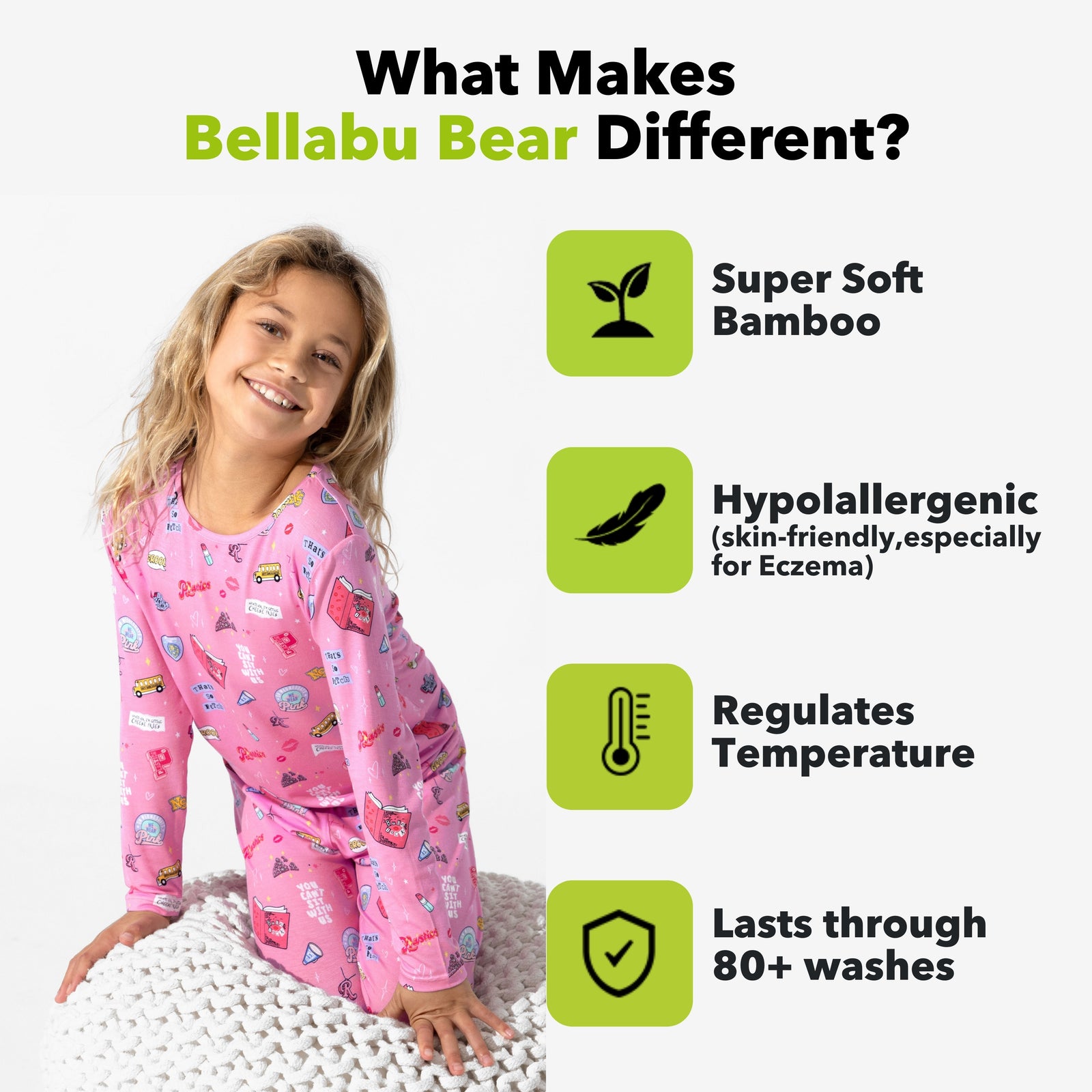 Mean Girls: So Fetch Bamboo Kids Pajamas