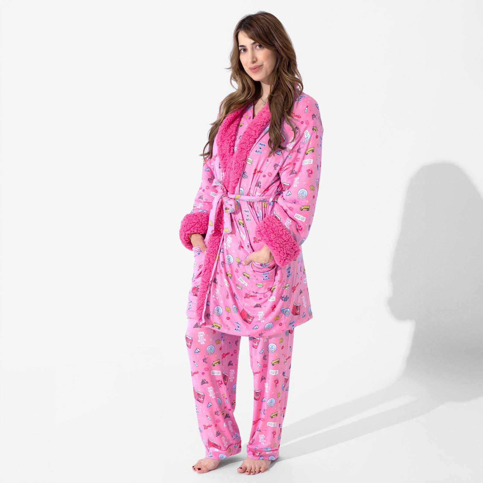 Mean Girls: So Fetch Bamboo Adults Sherpa Bathrobe