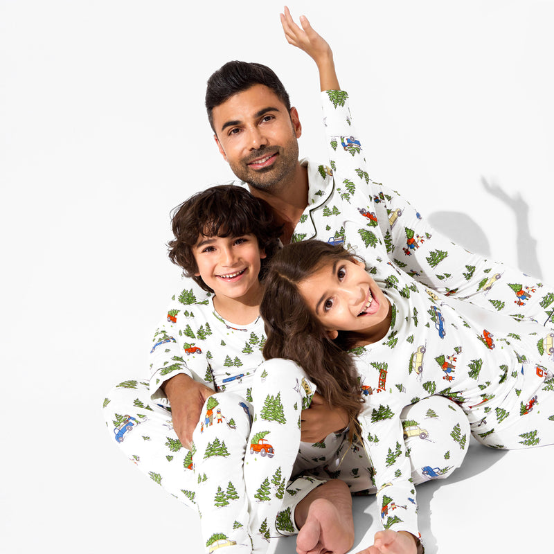 Christmas Tree Farm Bamboo Men's Pajama Set
