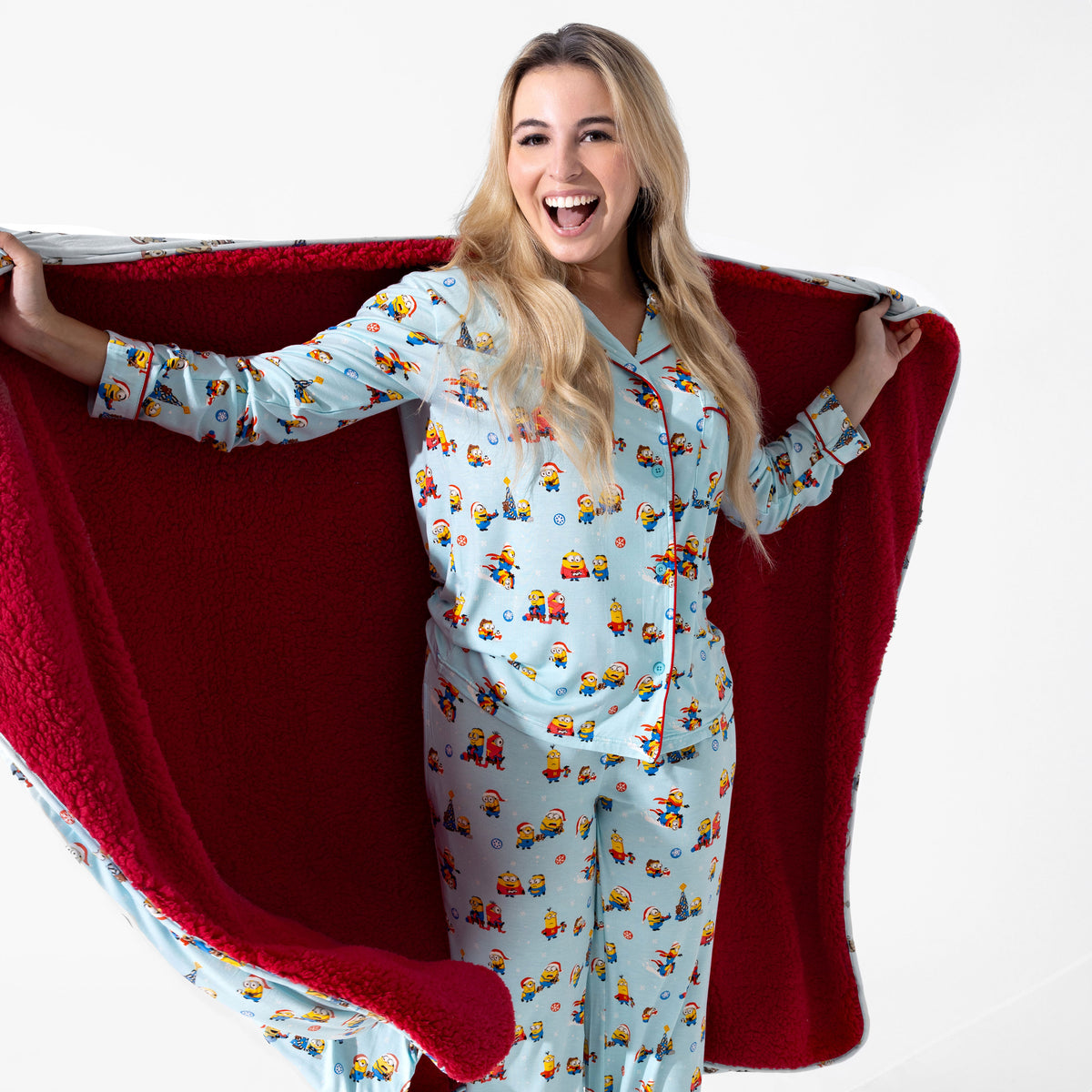 Merry Minions Holiday Bamboo Women's Pajama Set