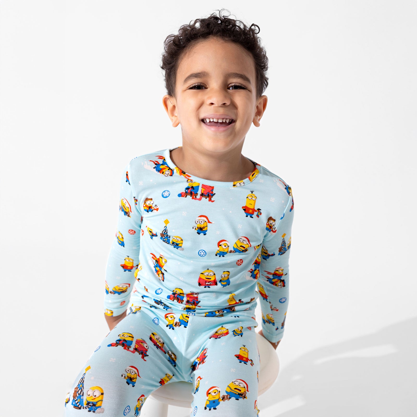 Merry Minions Holiday Bamboo Kids Pajamas